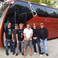 George Thorogood and the Destroyers.  Our driver is Buzz wearing the shorts.