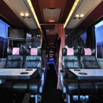 There are seats at the front.  The front has been modified since this photo was taken.