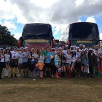 Not exactly a band.  The staff of New Musical Express at Bestival in September 2013