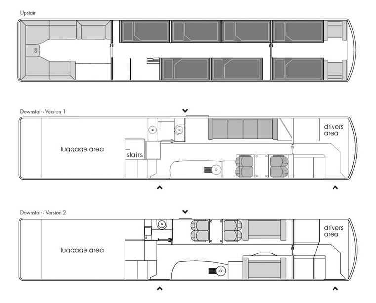 14 berth floor plan